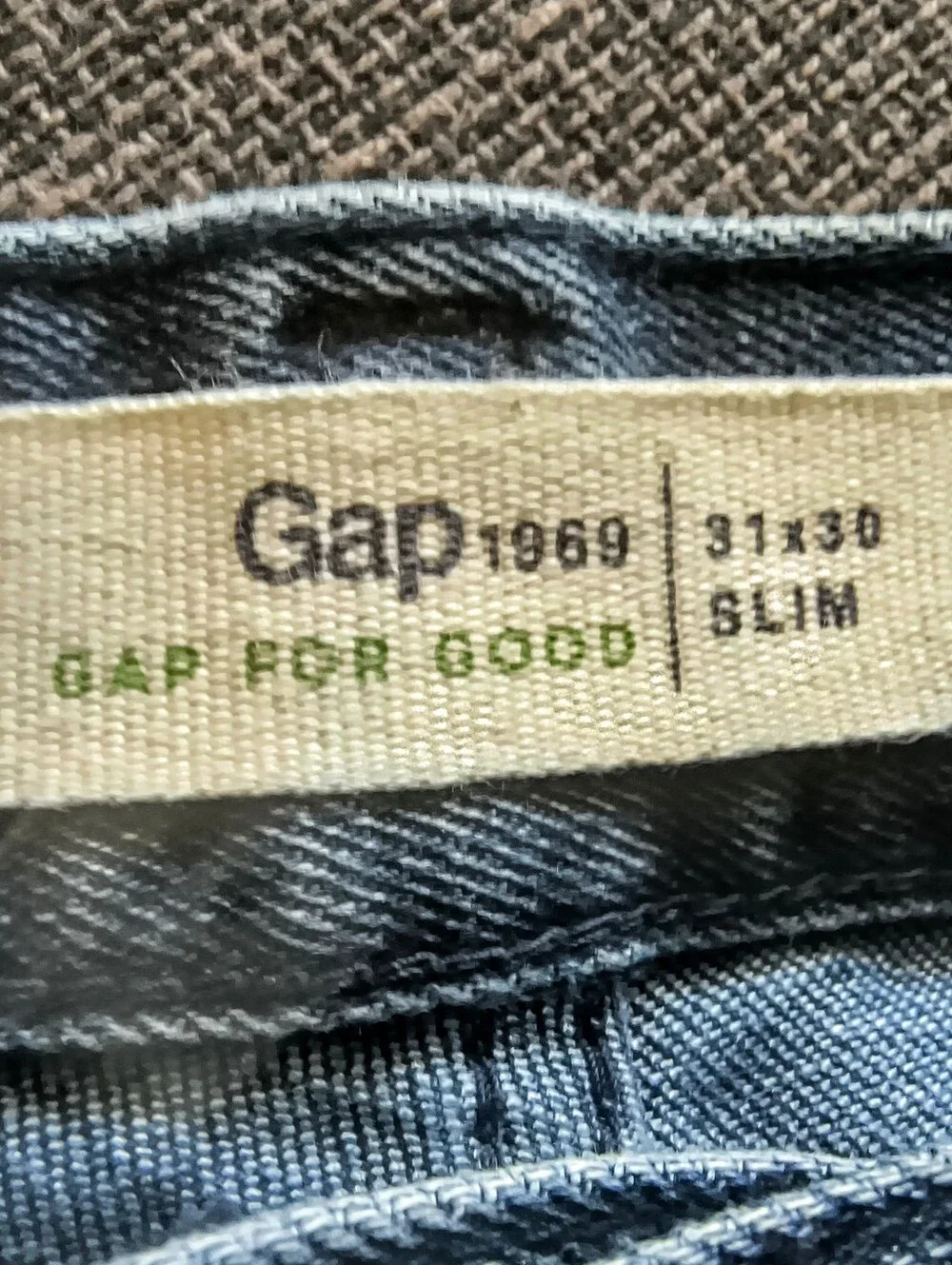 GAP 32x29 Men's Slim Straight Jeans in Dark Indigo